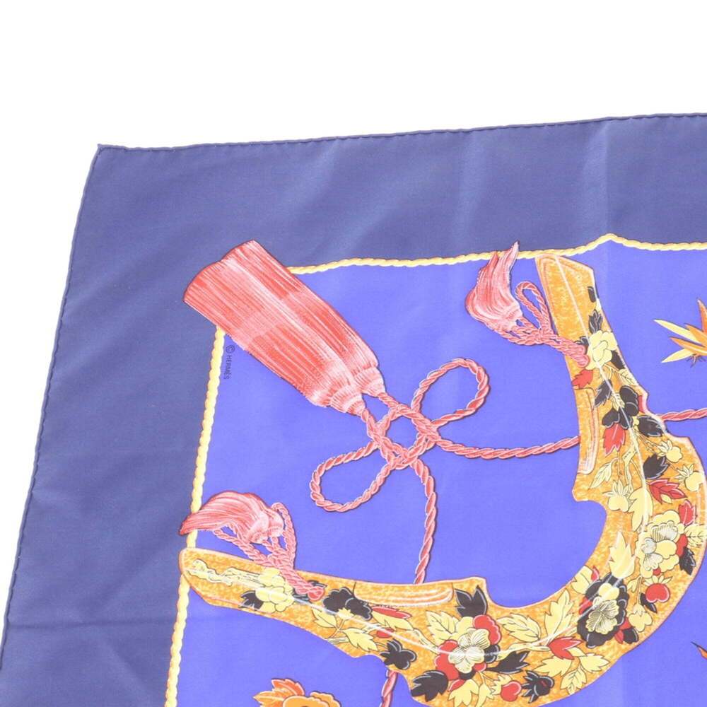 HERMES Black Silk Scarf - Picture 3 of 9